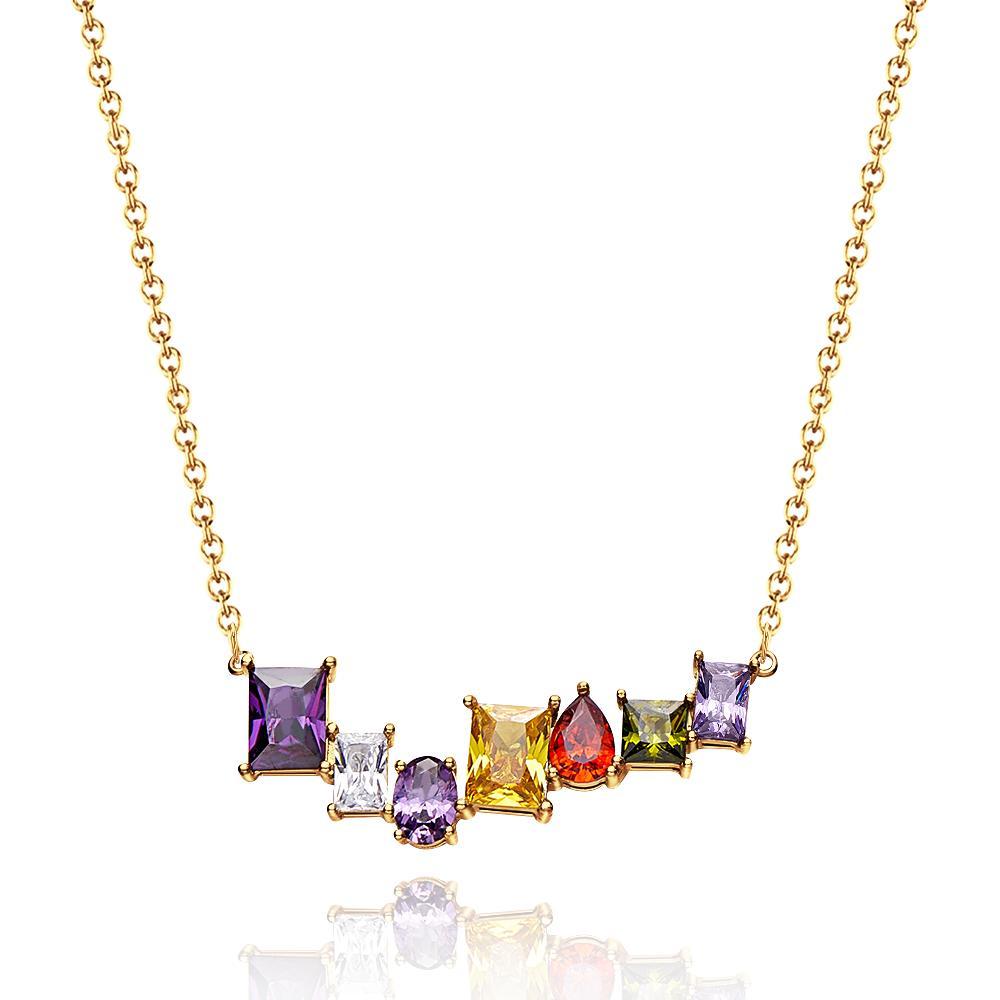 Collier De Pierre De Naissance Personnalisé, Bijoux De Pierres De Naissance En Forme De Variété Unique, Cadeaux Pour Elle - votrecollierprenomfr