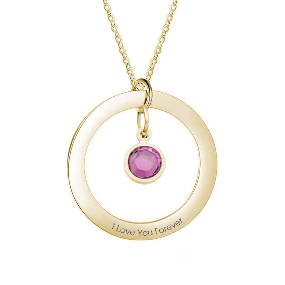 Collier De Pierre De Naissance Personnalisé, Cadeau De Collier Personnalisé Pour Elle - votrecollierprenomfr