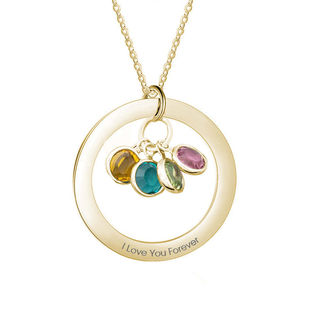 Collier De Pierre De Naissance Personnalisé, Cadeau De Collier Personnalisé Pour Elle - votrecollierprenomfr
