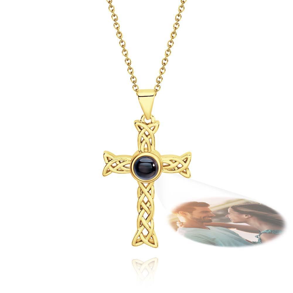 Collier De Projection Personnalisé Totem Cross Cadeau Unique - votrecollierprenomfr