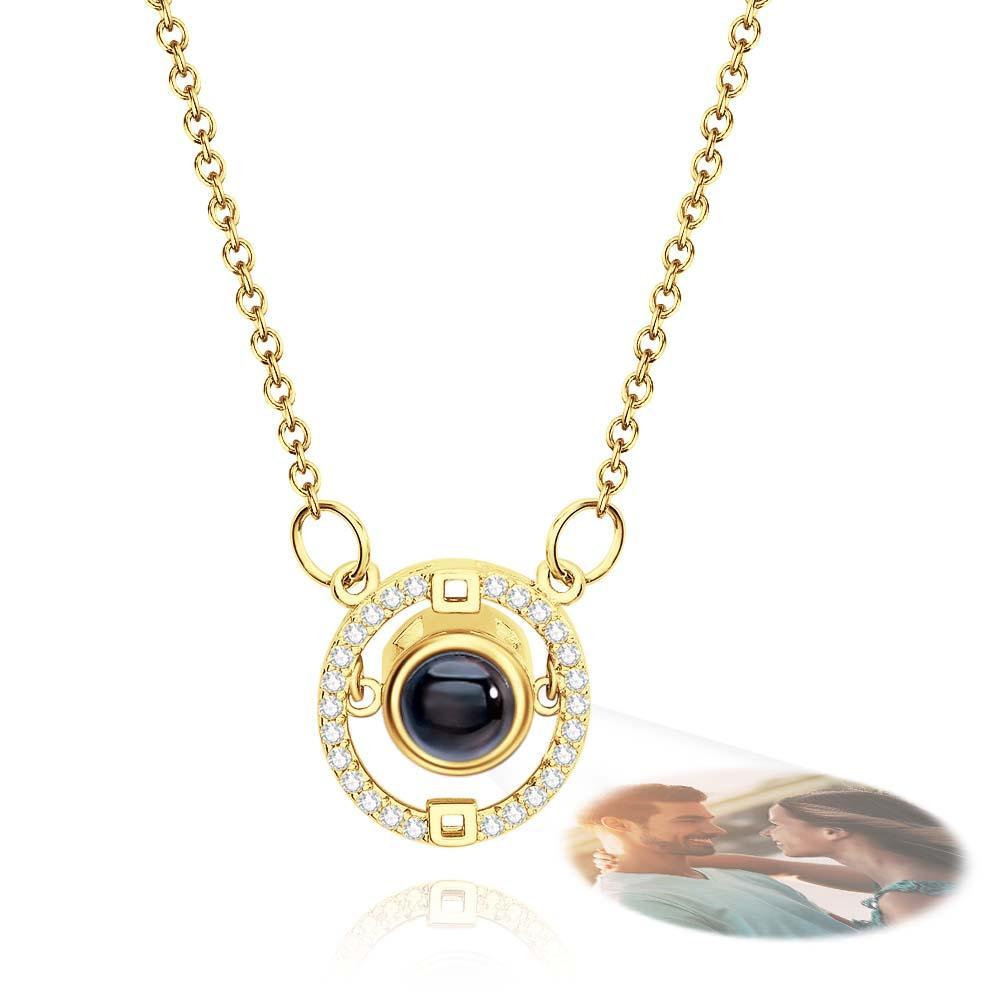 Collier De Projection Personnalisé, Style Classique, Cadeau De Mode Pour Elle - votrecollierprenomfr