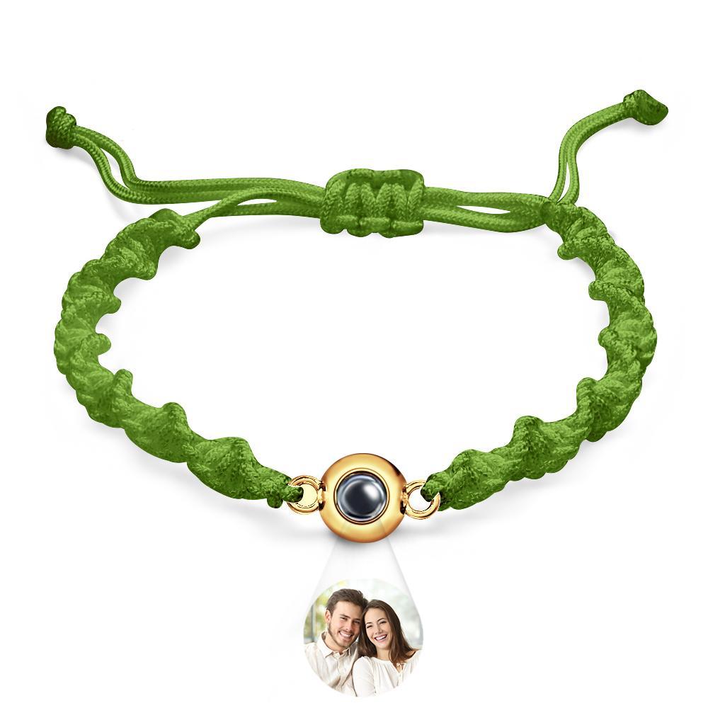 Bracelet De Projection Personnalisé, Tissage De Sport, Cadeau Simple - votrecollierprenomfr