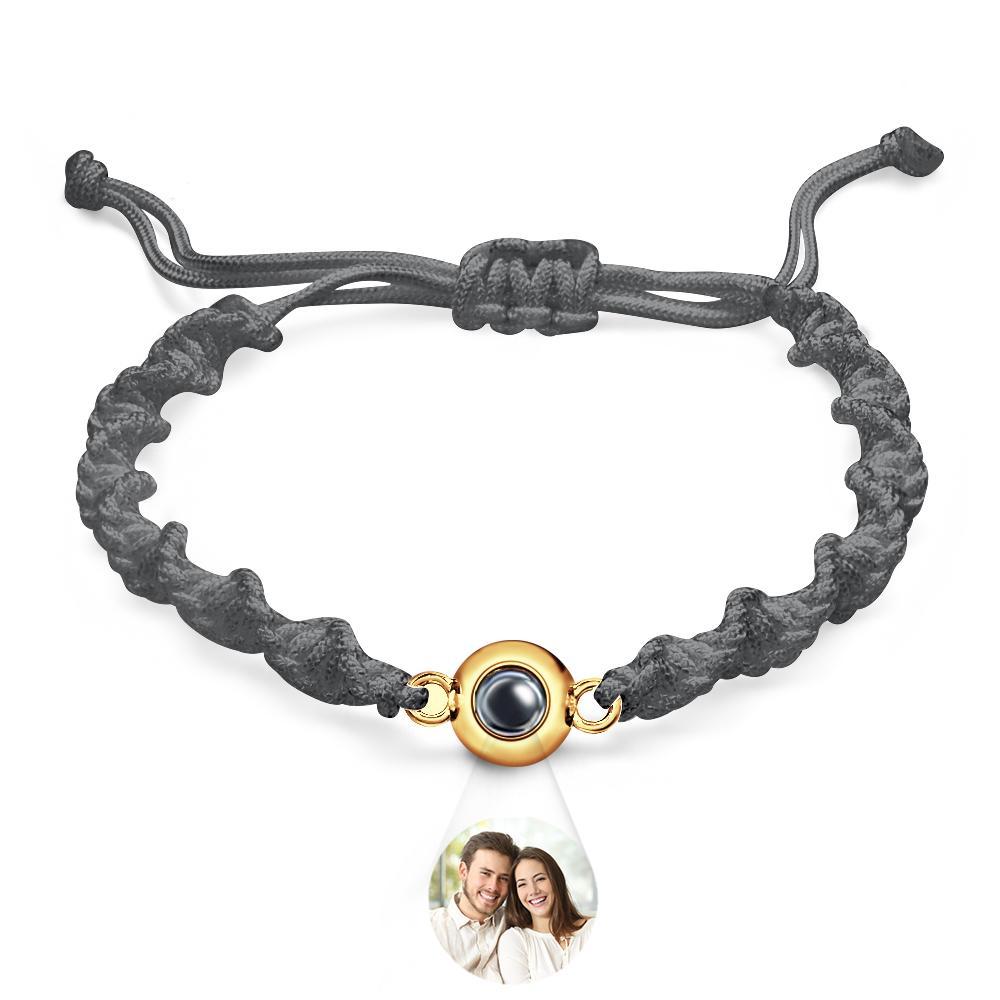 Bracelet De Projection Personnalisé, Tissage De Sport, Cadeau Simple - votrecollierprenomfr