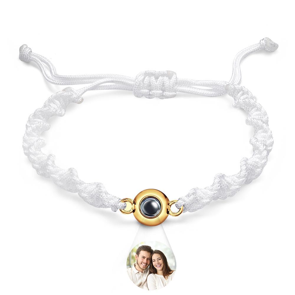 Bracelet De Projection Personnalisé, Tissage De Sport, Cadeau Simple - votrecollierprenomfr