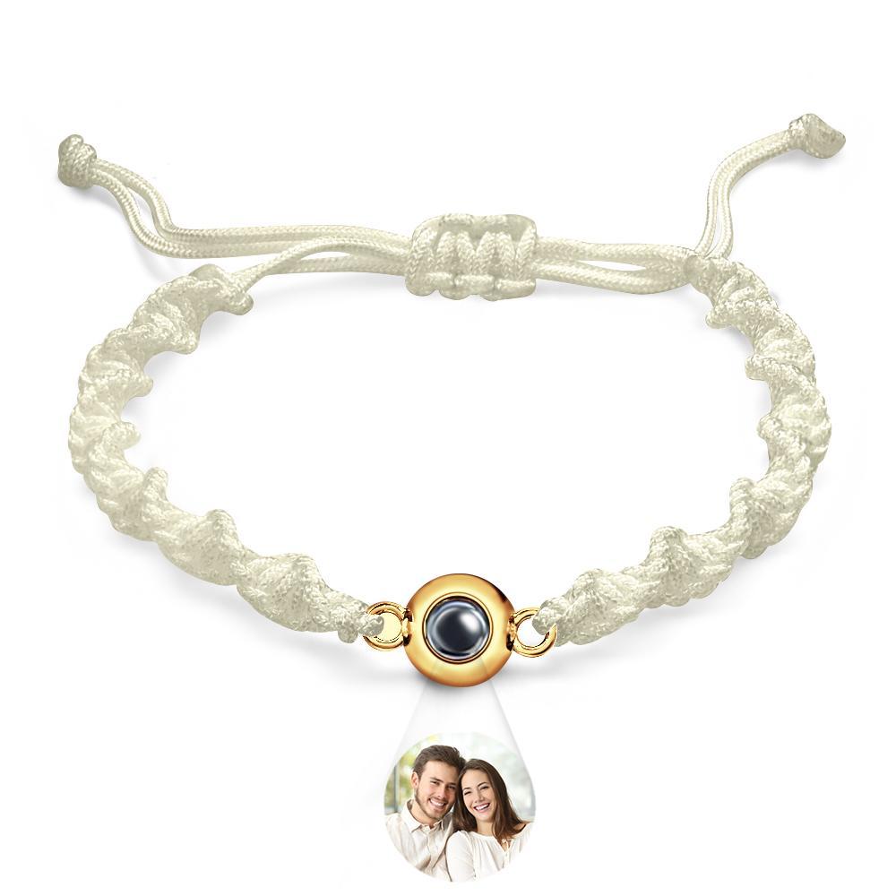 Bracelet De Projection Personnalisé, Tissage De Sport, Cadeau Simple - votrecollierprenomfr