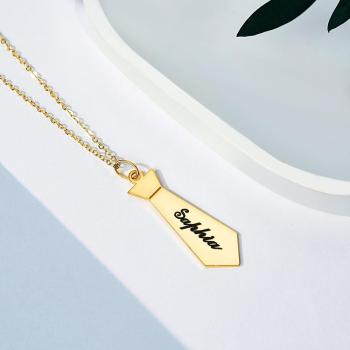 Collier Avec Nom Personnalisé, Cadeau Créatif Et Amusant Pour Papa - votrecollierprenomfr