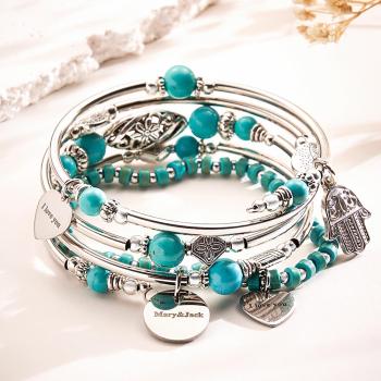 Bracelet Personnalisé Avec Nom, Style Bohème, Cadeau Mash Up Pour Elle - votrecollierprenomfr