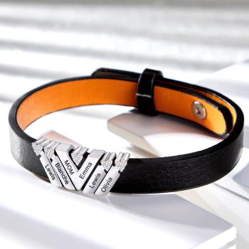 Bracelet Gravé Personnalisé Simple Mode Cadeaux Avancés - votrecollierprenomfr