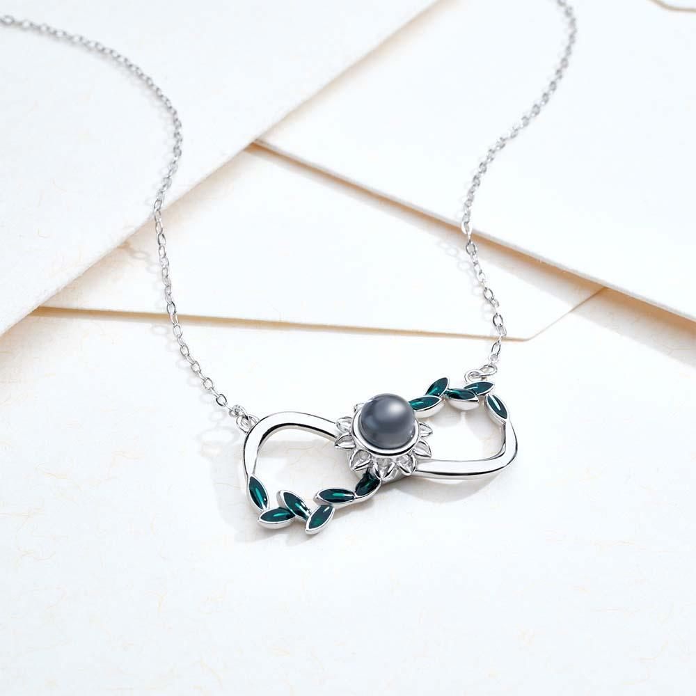 Collier De Projection Personnalisé, Cadeau De Couple D'amour Infini - votrecollierprenomfr