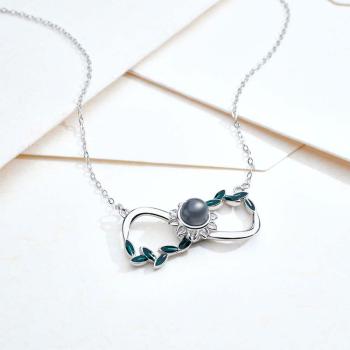 Collier De Projection Personnalisé, Cadeau De Couple D'amour Infini - votrecollierprenomfr