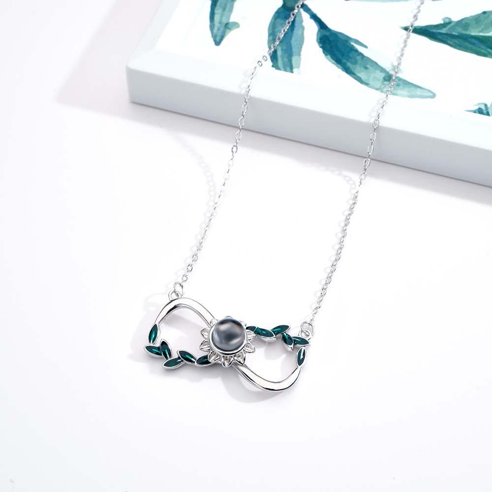 Collier De Projection Personnalisé, Cadeau De Couple D'amour Infini - votrecollierprenomfr