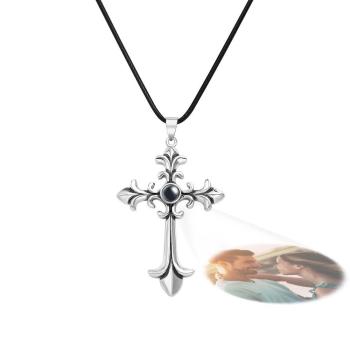 Collier De Projection De Photos Personnalisé, Cadeau Créatif En Croix - votrecollierprenomfr