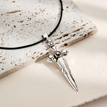 Collier Avec Nom Personnalisé, Épée Cool, Cadeau De Mode Pour Hommes - votrecollierprenomfr