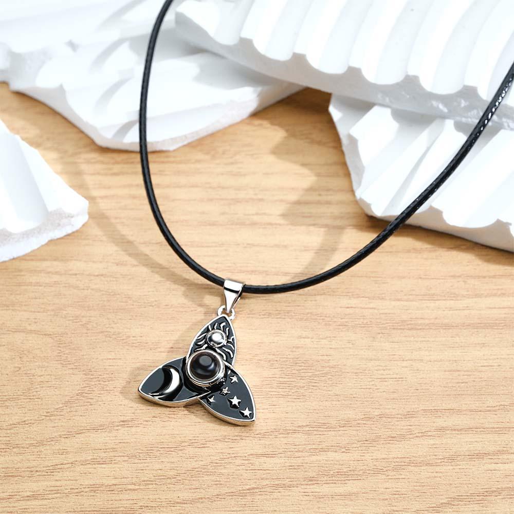 Collier De Projection Personnalisé Cadeau De Mode Rétro Pour Hommes - votrecollierprenomfr