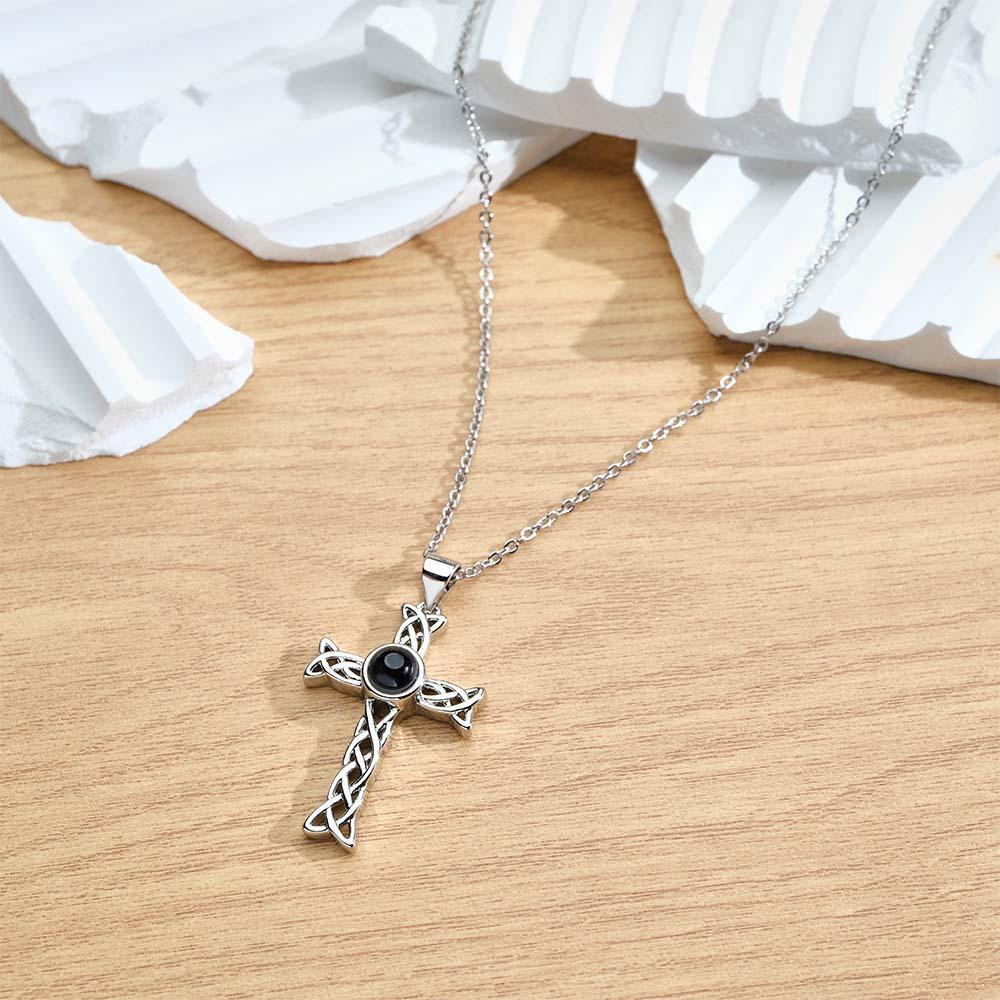 Collier De Projection Personnalisé Totem Cross Cadeau Unique - votrecollierprenomfr