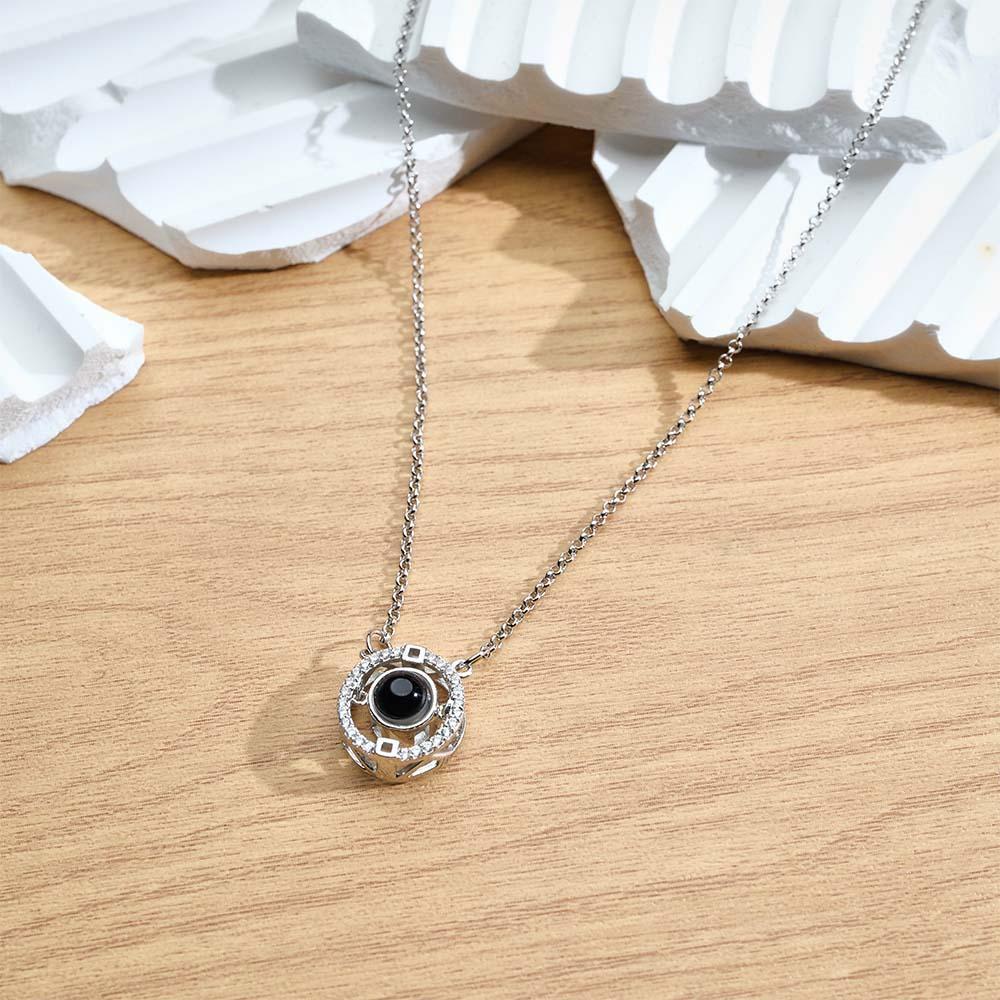 Collier De Projection Personnalisé, Style Classique, Cadeau De Mode Pour Elle - votrecollierprenomfr