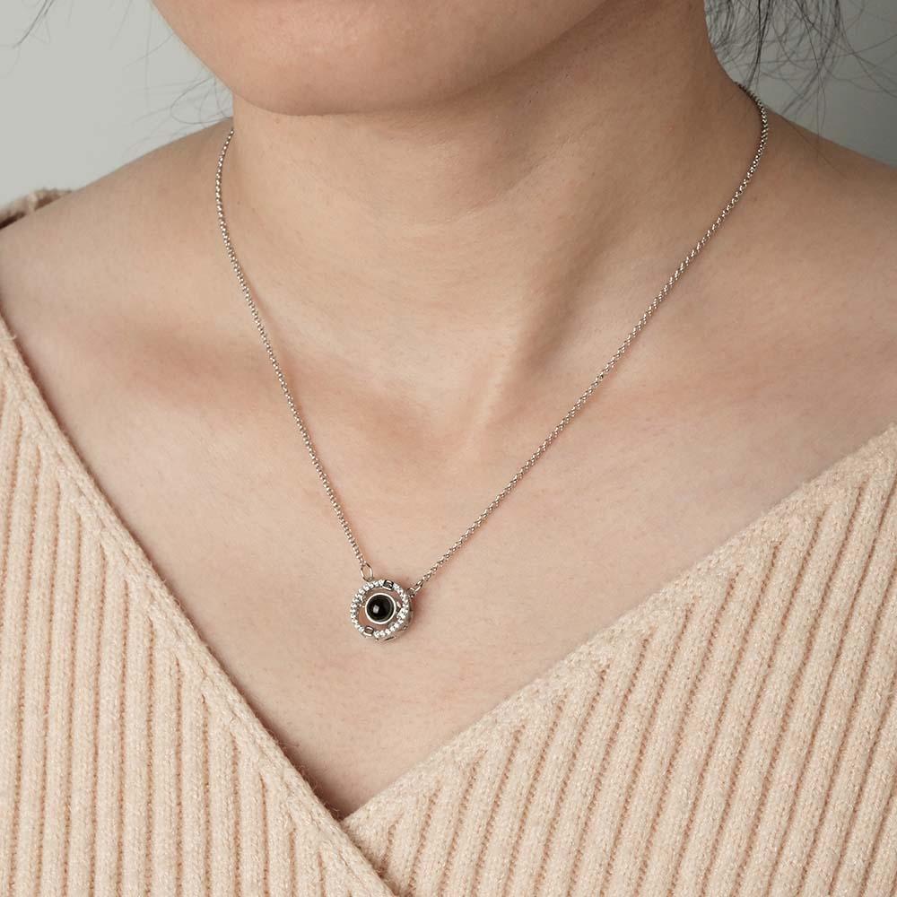Collier De Projection Personnalisé, Style Classique, Cadeau De Mode Pour Elle - votrecollierprenomfr