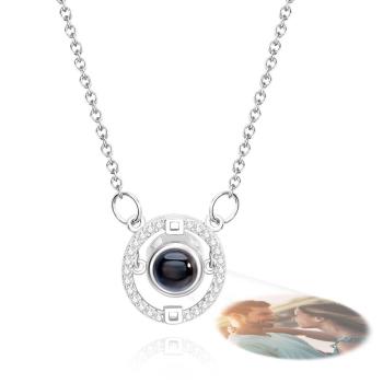 Collier De Projection Personnalisé, Style Classique, Cadeau De Mode Pour Elle - votrecollierprenomfr