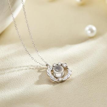 Cadeaux Simples De Guirlande De Collier De Projection De Photo Personnalisée - votrecollierprenomfr