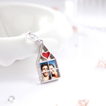 Collier Photo Personnalisé Love My Family Collier Charme Bijoux Premium Thème Famille - votrecollierprenomfr