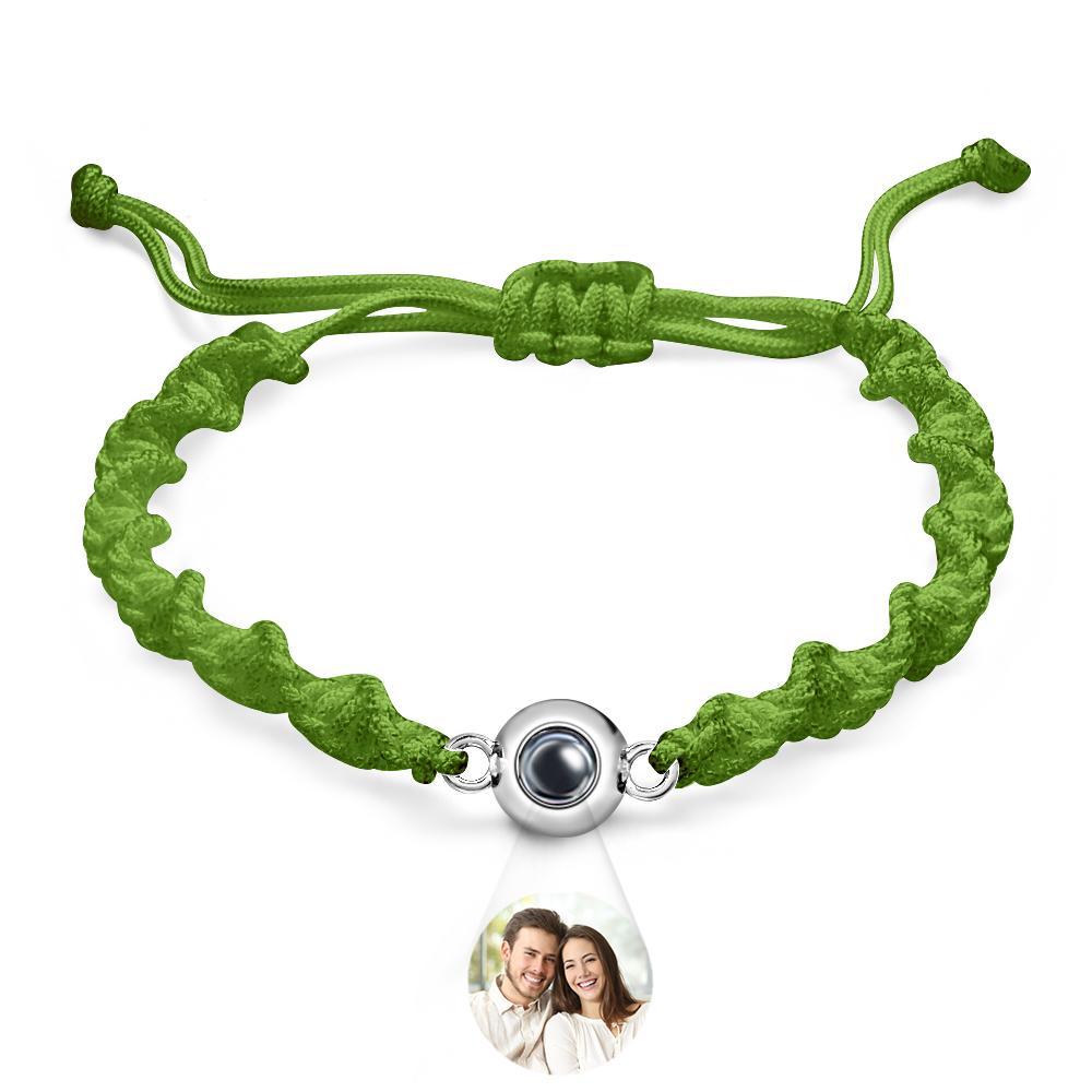 Bracelet De Projection Personnalisé, Tissage De Sport, Cadeau Simple - votrecollierprenomfr