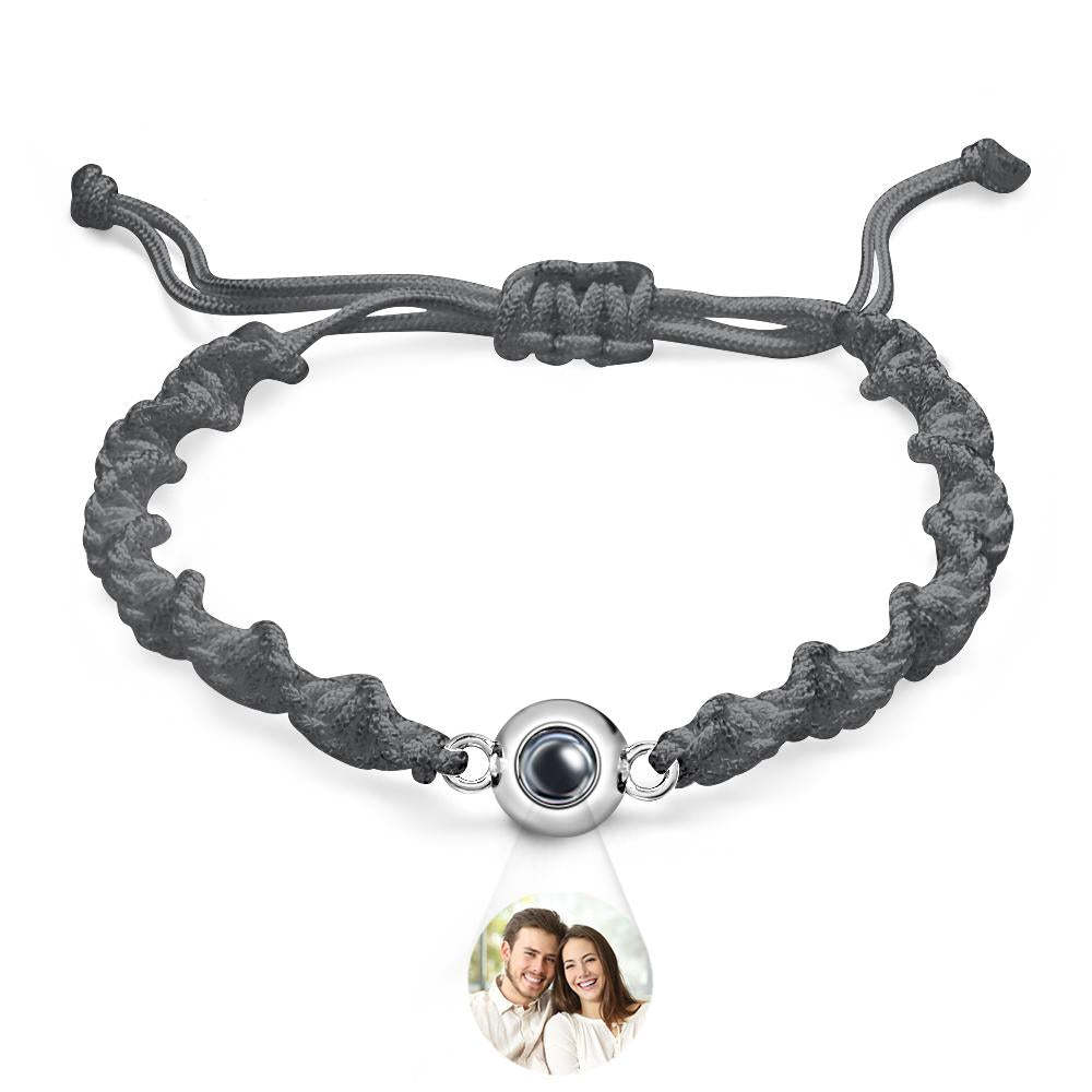 Bracelet De Projection Personnalisé, Tissage De Sport, Cadeau Simple - votrecollierprenomfr