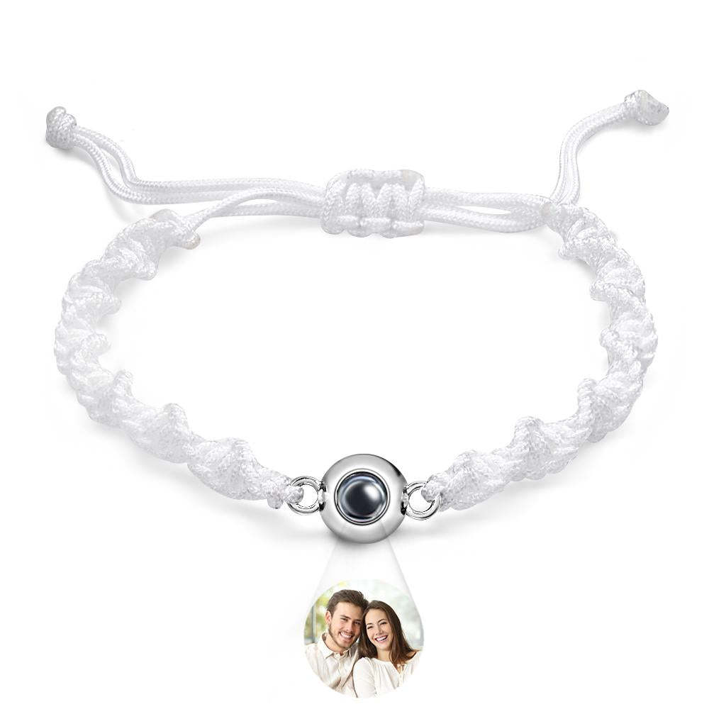 Bracelet De Projection Personnalisé, Tissage De Sport, Cadeau Simple - votrecollierprenomfr
