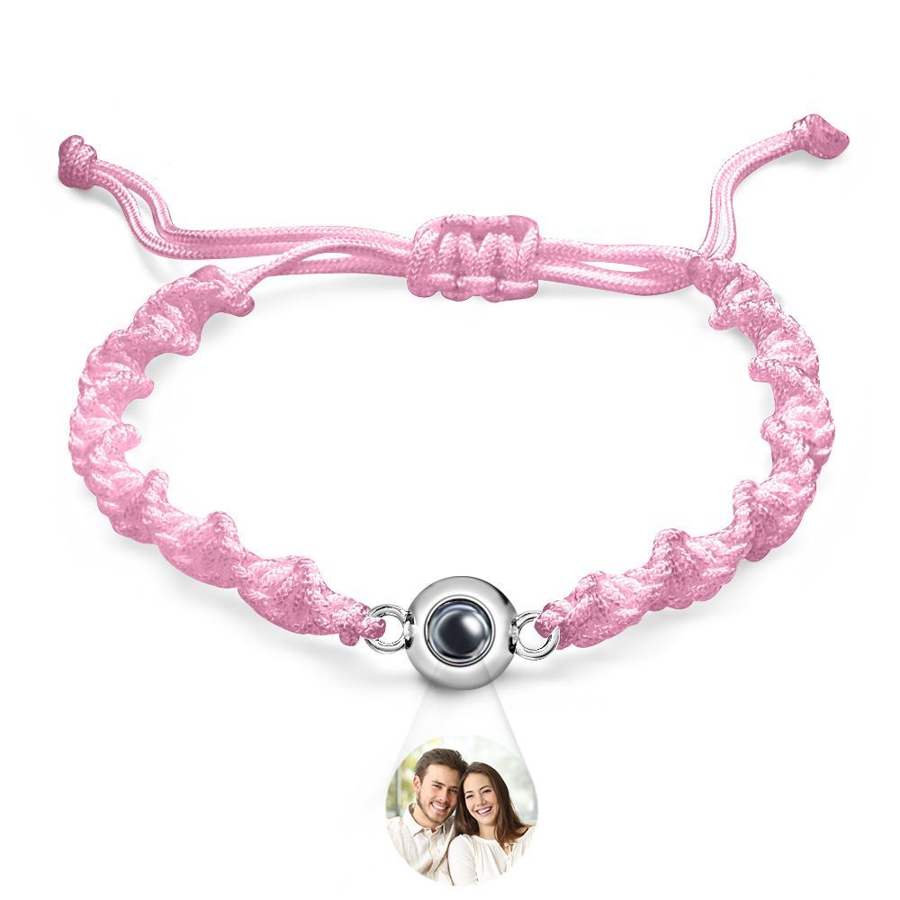 Bracelet De Projection Personnalisé, Tissage De Sport, Cadeau Simple - votrecollierprenomfr