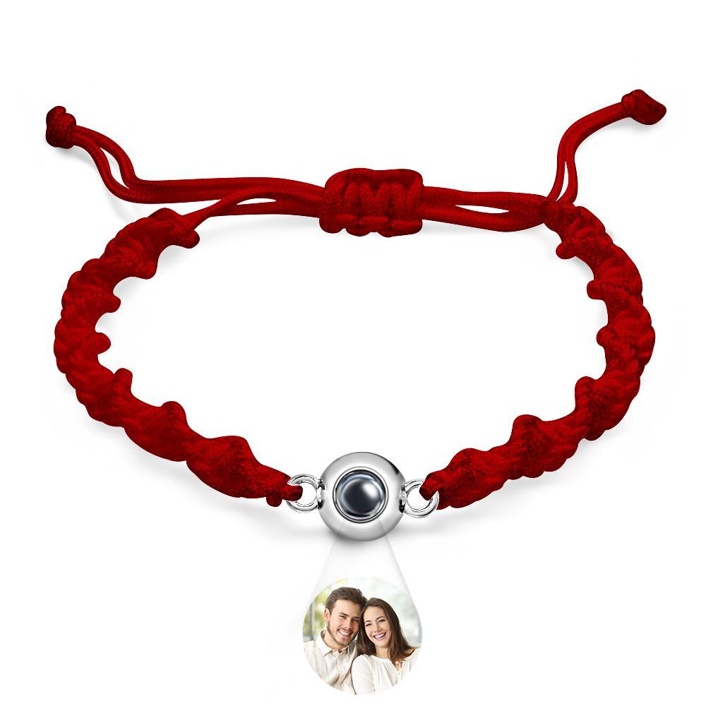 Bracelet De Projection Personnalisé, Tissage De Sport, Cadeau Simple - votrecollierprenomfr