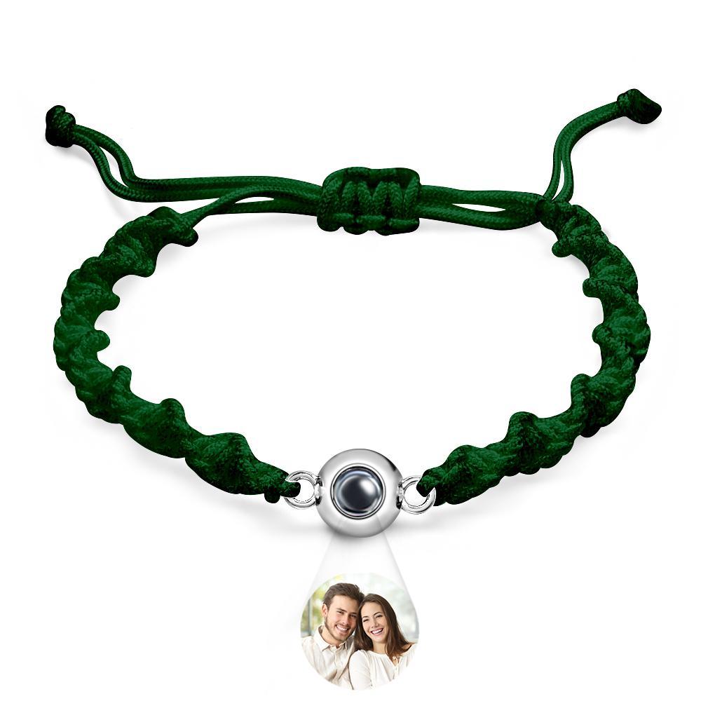 Bracelet De Projection Personnalisé, Tissage De Sport, Cadeau Simple - votrecollierprenomfr