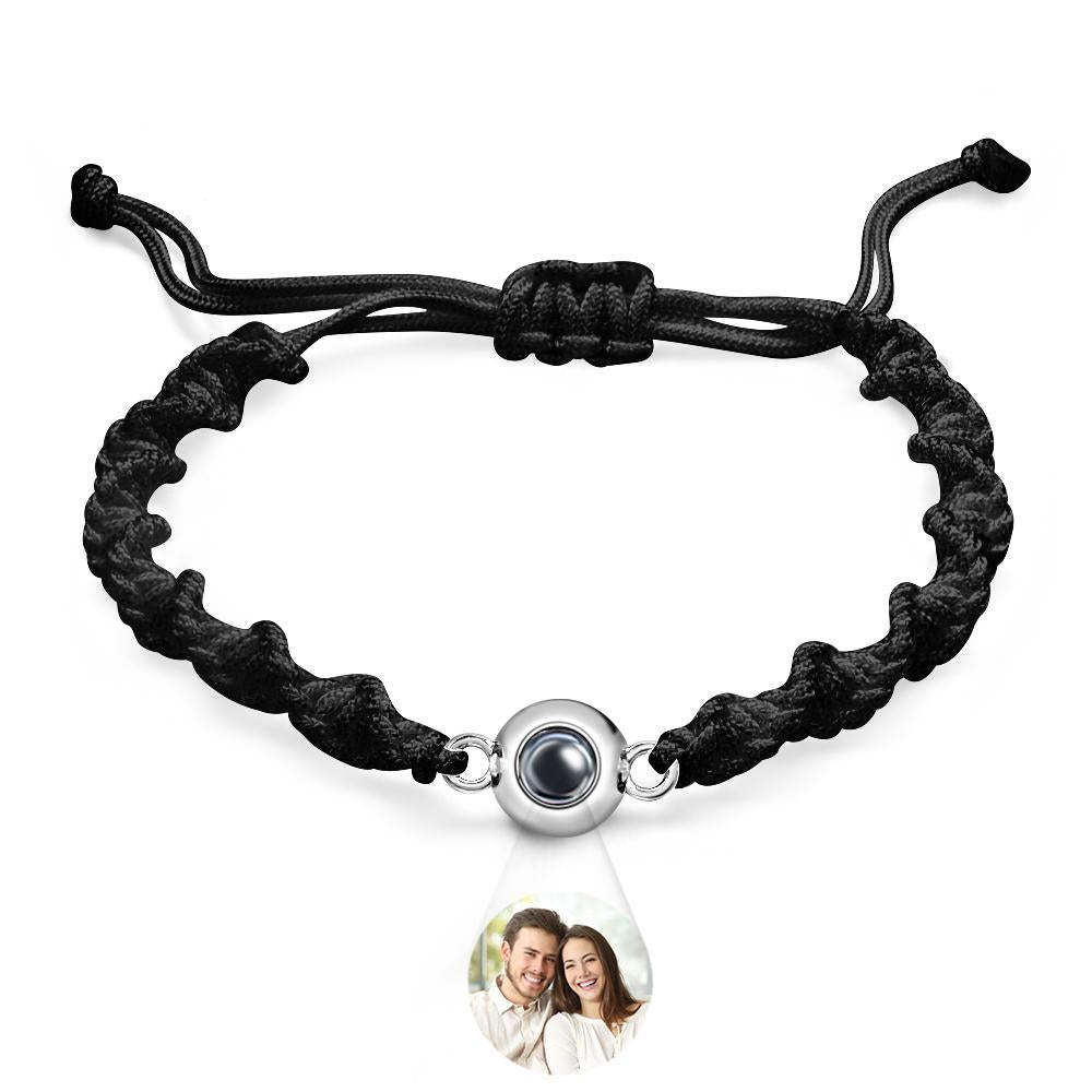 Bracelet De Projection Personnalisé, Tissage De Sport, Cadeau Simple - votrecollierprenomfr