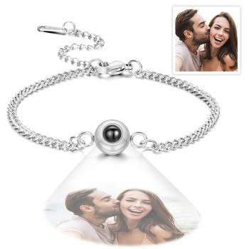 Cadeaux En Acier Au Titane De Mode D'anniversaire De Bracelet De Projection Faits Sur Commande Pour L'homme - votrecollierprenomfr