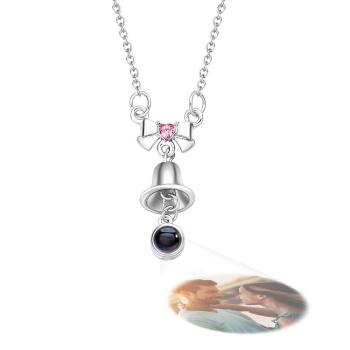 Collier De Projection Personnalisé Cloches De Noël Cadeau Unique - votrecollierprenomfr
