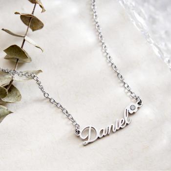 Collier Avec Nom Personnalisé, Pierre De Naissance, Fleur, Cadeaux Uniques - votrecollierprenomfr