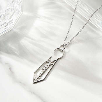 Collier Avec Nom Personnalisé, Cravate Créative, Cadeaux De Mode Pour Hommes - votrecollierprenomfr