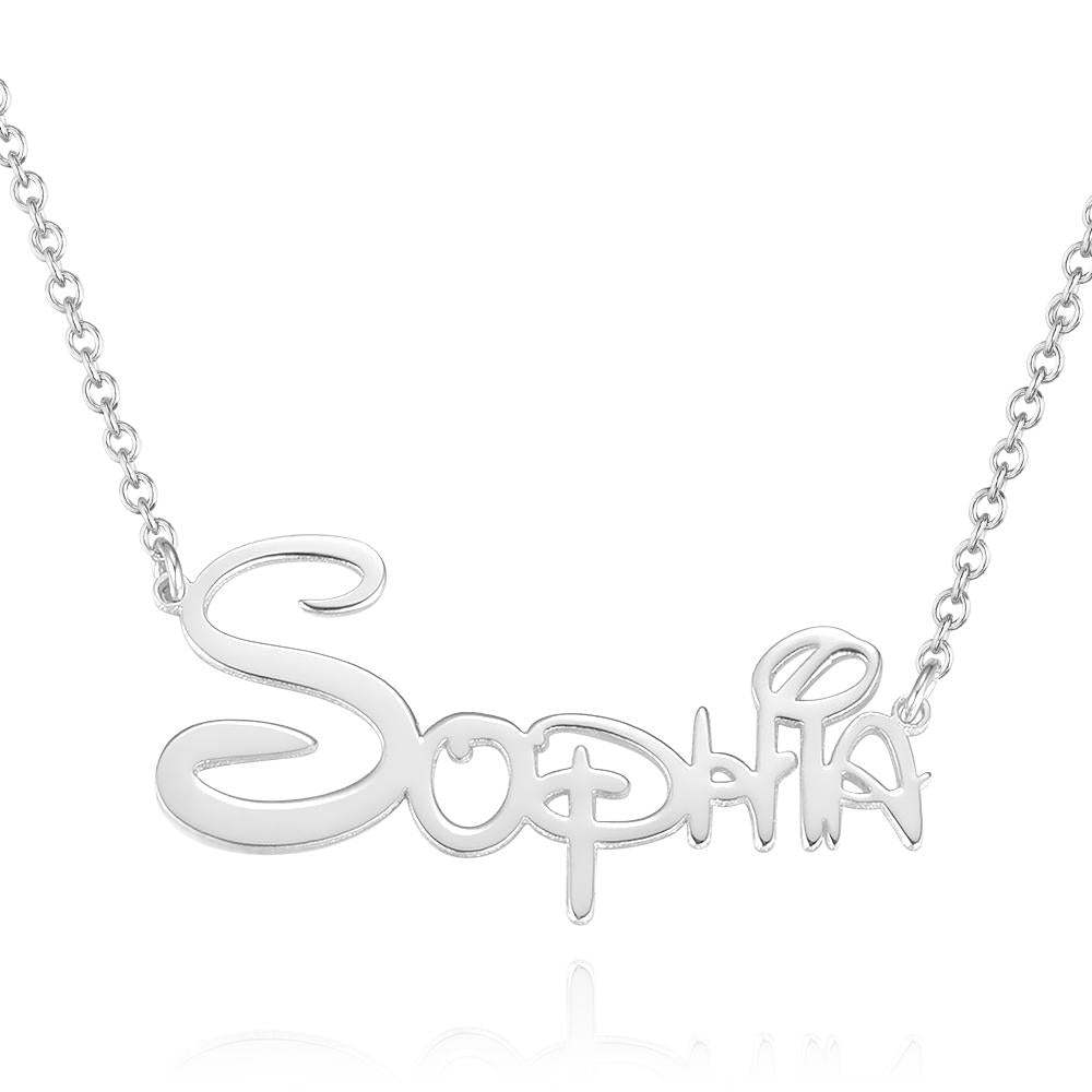 Collier Prénom Personnalisé Collier Prénom Personnalisé Cadeau Unique Plaqué Or Rose - votrecollierprenomfr