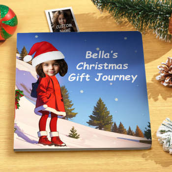 Livre De Noël Pour Bébé Nom Et Visage Personnalisés Cadeaux De Noël Pour Bébé - votrecollierprenomfr