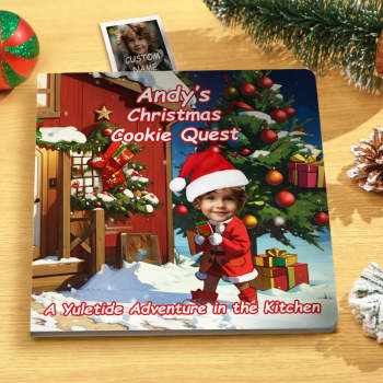 Livre De Noël Personnalisé Avec Nom Et Visage, Cadeaux De Noël Pour Bébé - votrecollierprenomfr