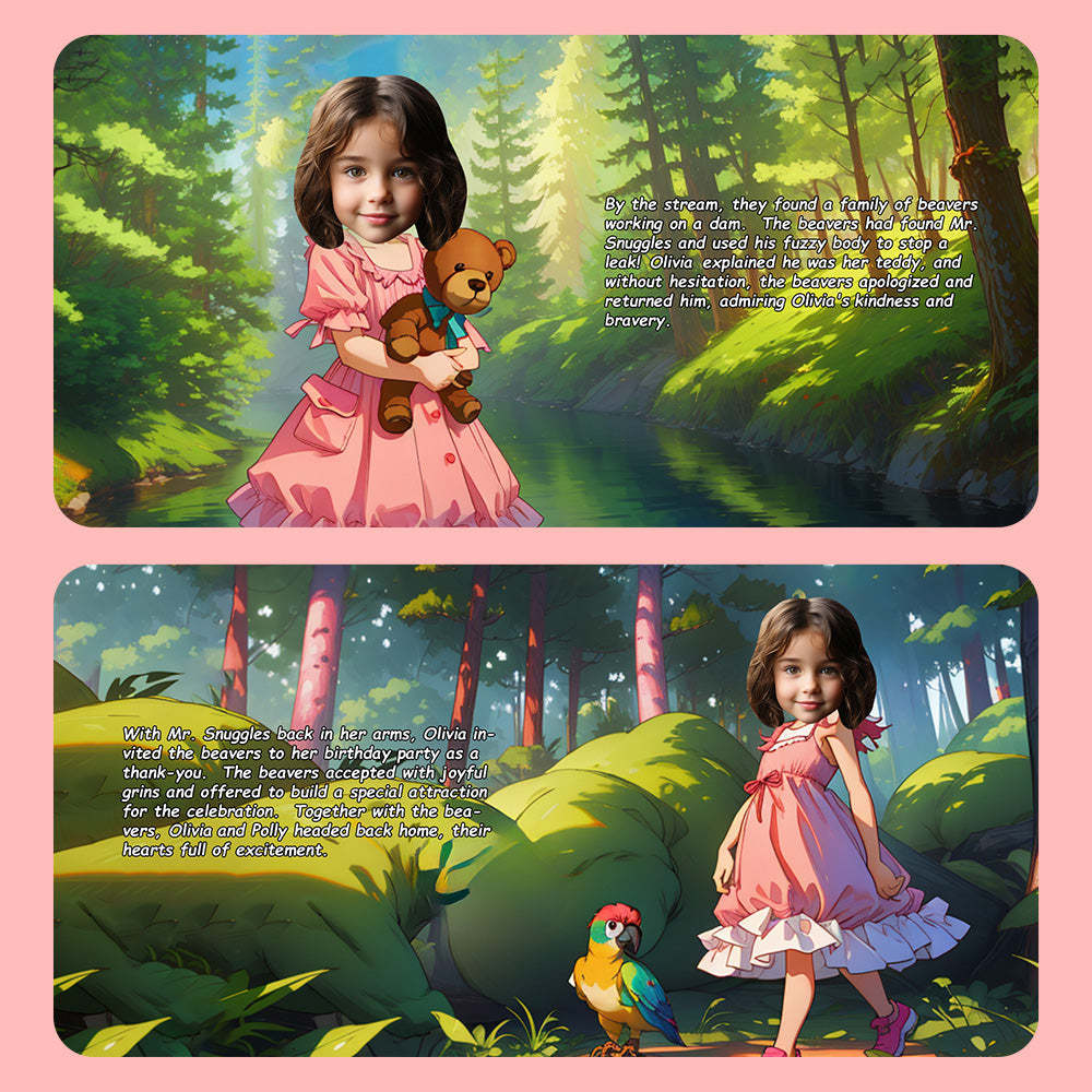 Livre De Noël Personnalisé Avec Nom Et Visage, Cadeaux De Noël Pour Bébé - votrecollierprenomfr