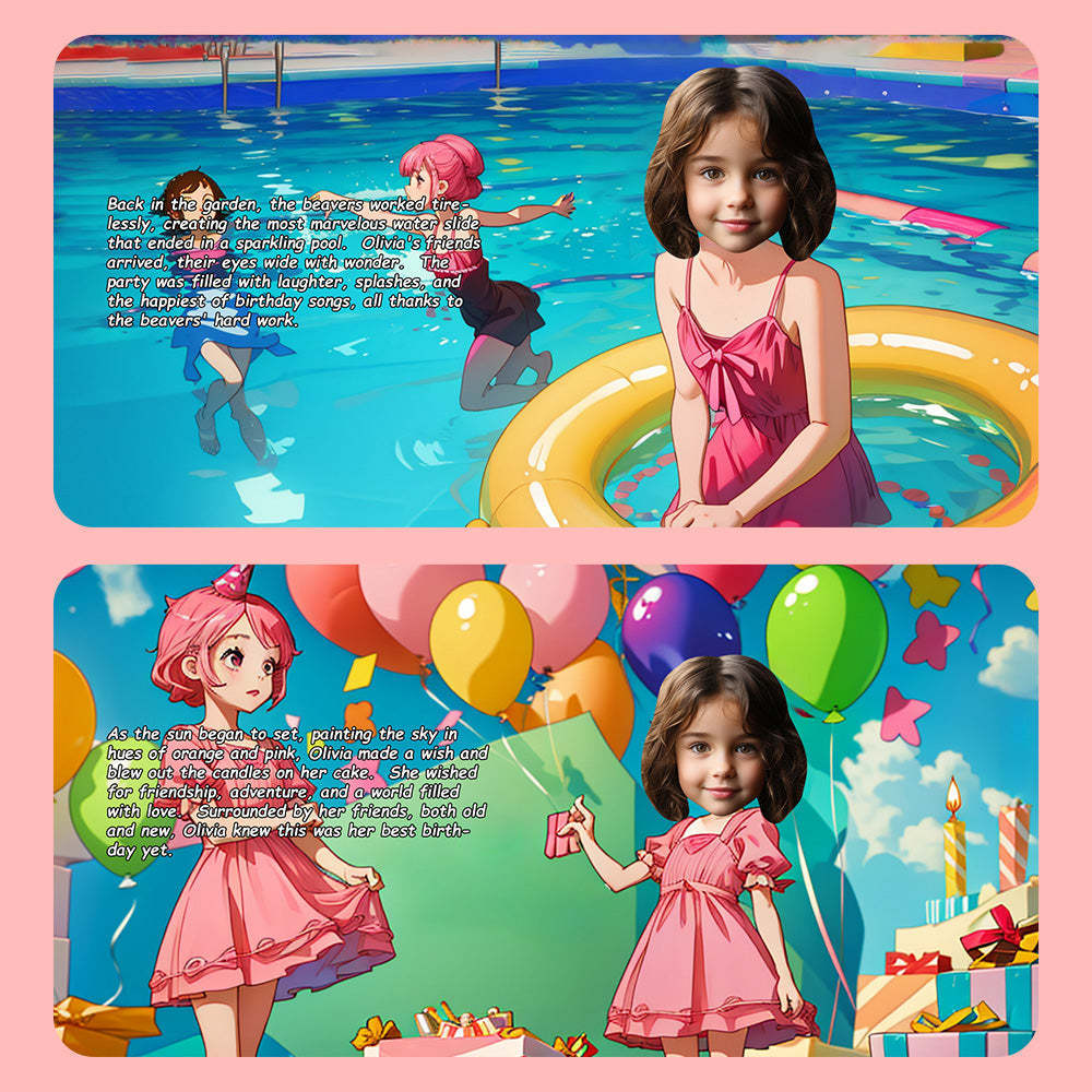 Livre De Noël Personnalisé Avec Nom Et Visage, Cadeaux De Noël Pour Bébé - votrecollierprenomfr