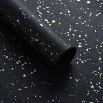 Papier Cadeau Noir Petit Format - votrecollierprenomfr