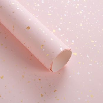 Papier Cadeau Rose Grand Format - votrecollierprenomfr