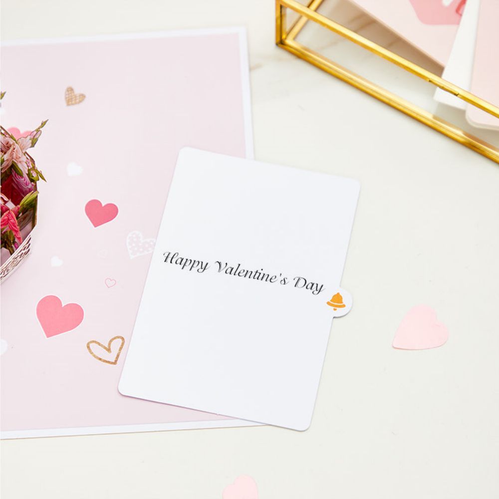 Rose Basket 3d Pop Up Carte De Vœux - votrecollierprenomfr
