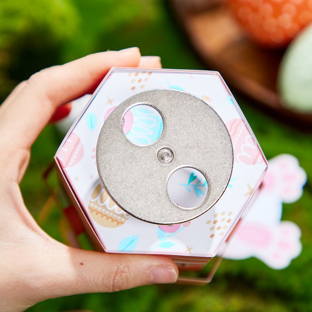 Boîte À Musique En Papier 3d Lapin De Pâques - votrecollierprenomfr