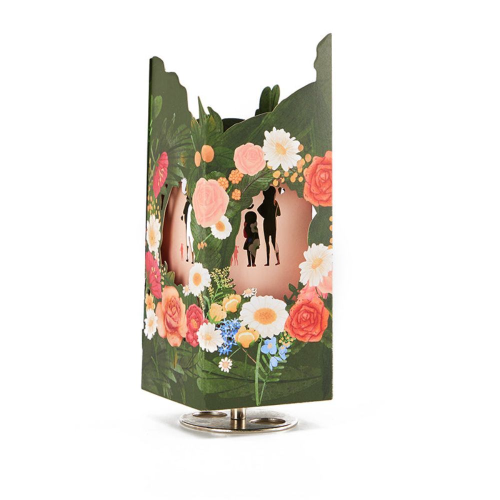Cadeau De Boîte À Musique En Papier 3d Silhouette De Mère Pour La Fête Des Mères - votrecollierprenomfr