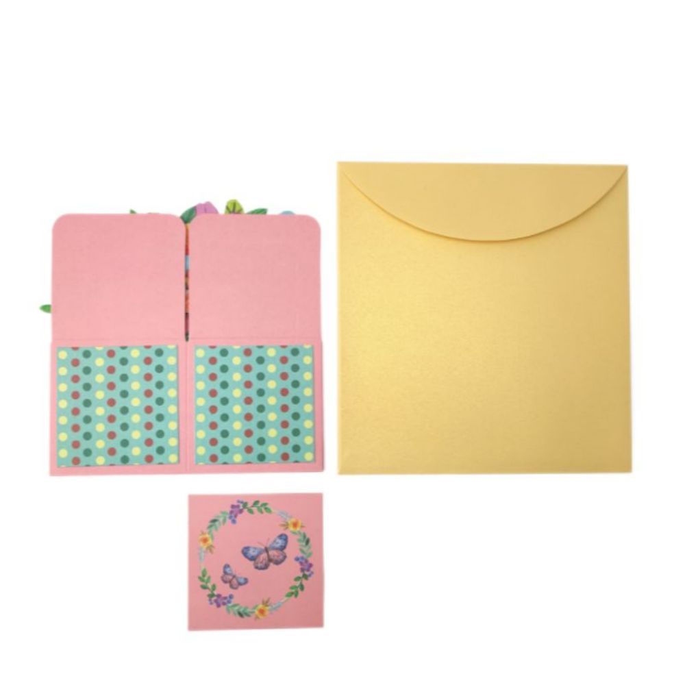 Fleurs Colorées Pop Up Box Card Flower 3d Pop Up Carte De Voeux - votrecollierprenomfr