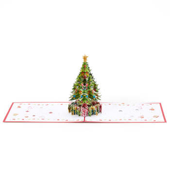 Carte Pop-up 3d Pour Arbre De Noël, Carte De Vœux De Noël - votrecollierprenomfr
