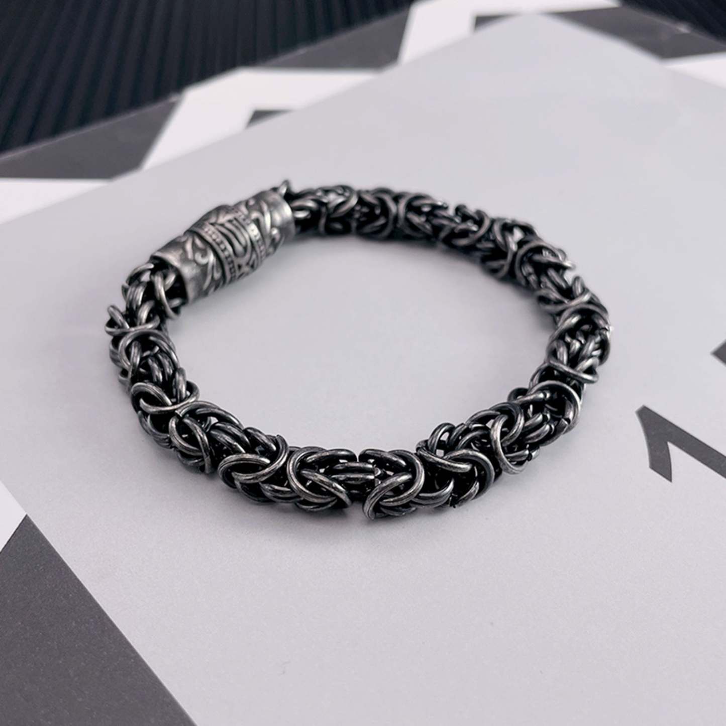 Bracelet Hip-hop Pour Hommes, Bijoux À Boucle Magnétique, Style À La Mode - votrecollierprenomfr