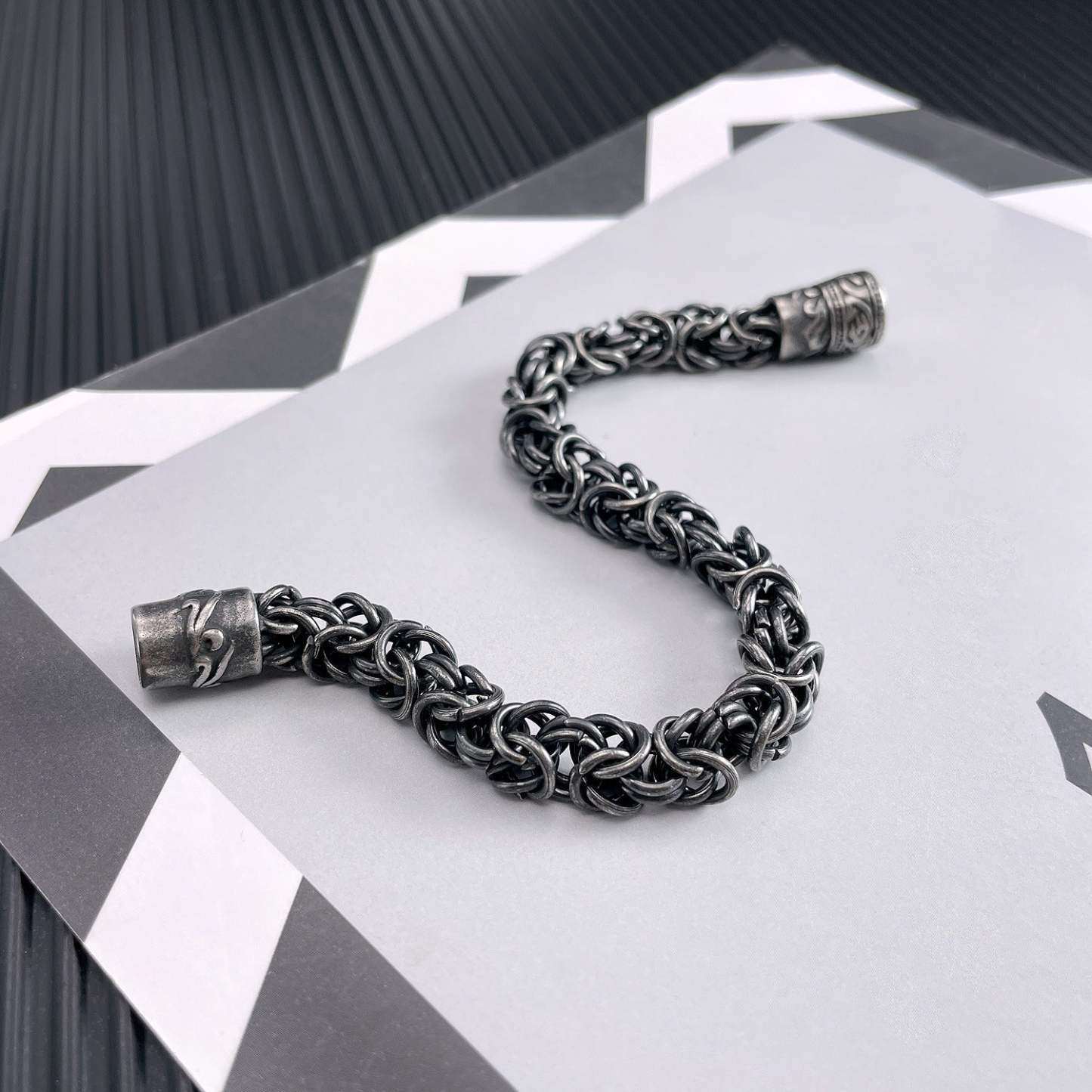 Bracelet Hip-hop Pour Hommes, Bijoux À Boucle Magnétique, Style À La Mode - votrecollierprenomfr