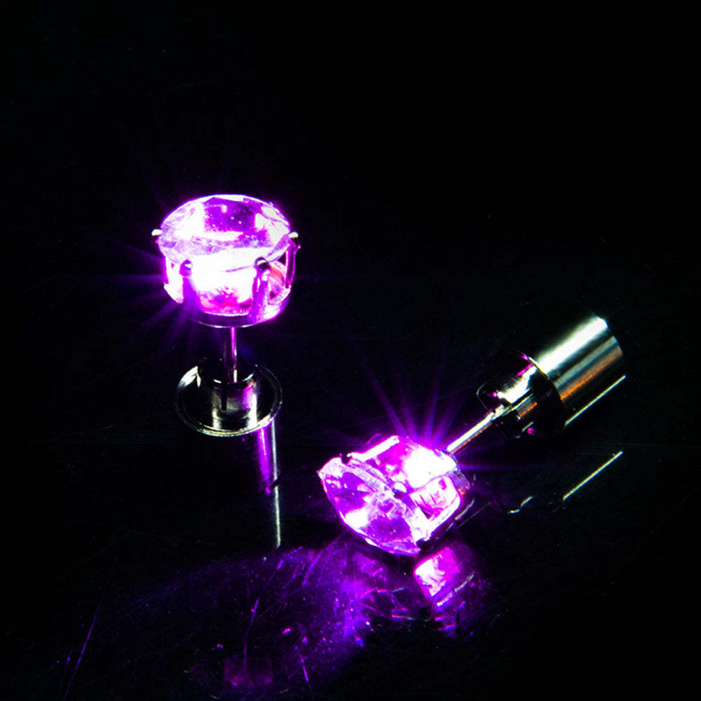 Boucles D'oreilles Lumineuses À Led - votrecollierprenomfr